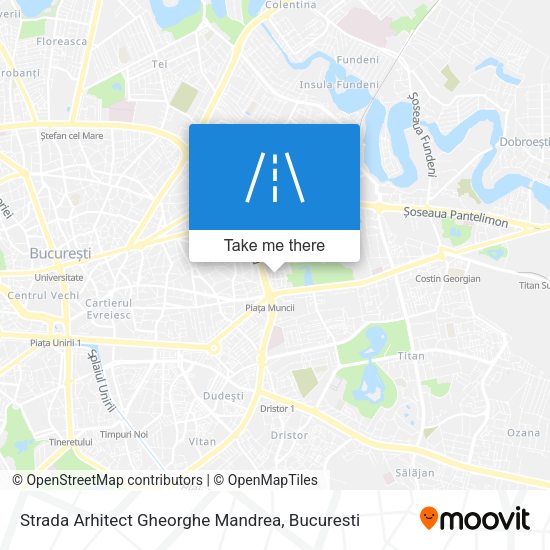 Strada Arhitect Gheorghe Mandrea map