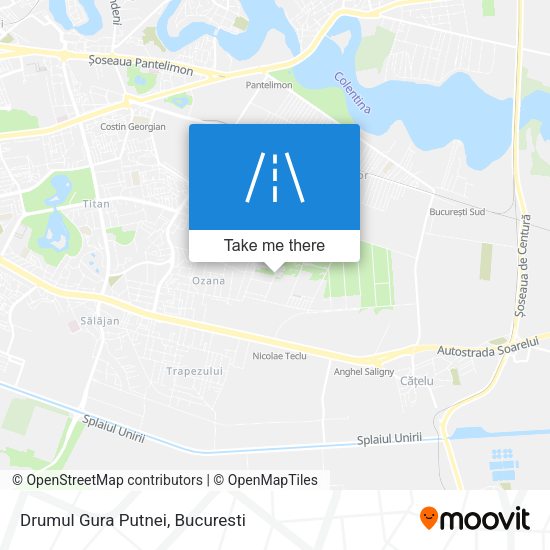 Drumul Gura Putnei map