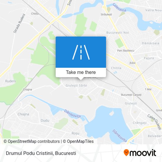 Drumul Podu Cristinii map