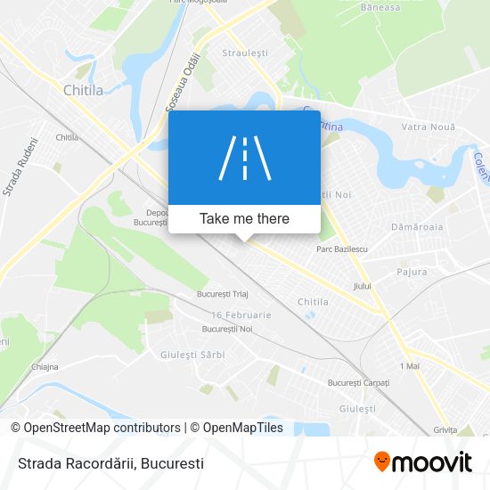 Strada Racordării map