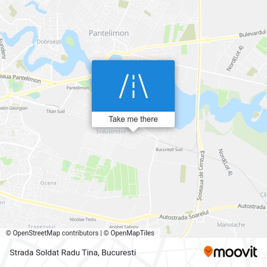 Strada Soldat Radu Tina map