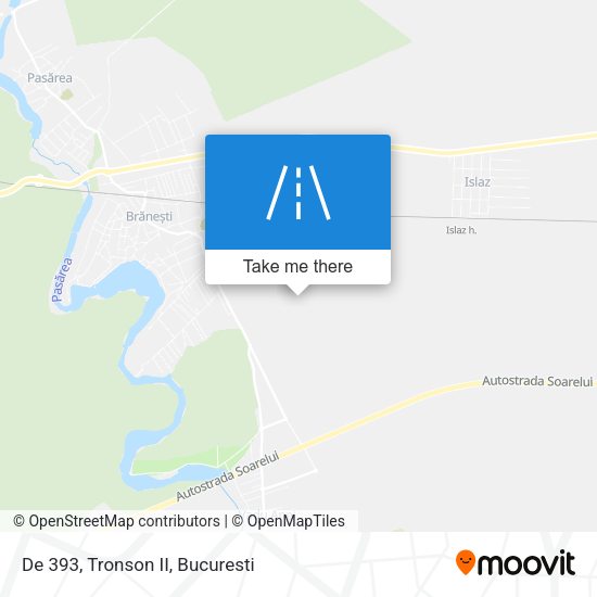 De 393, Tronson II map