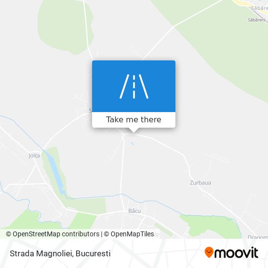 Strada Magnoliei map