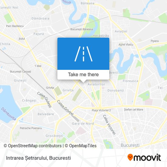 Intrarea Șetrarului map