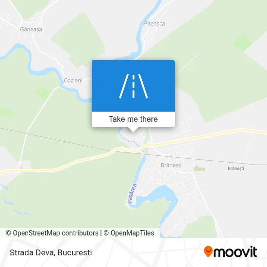 Strada Deva map