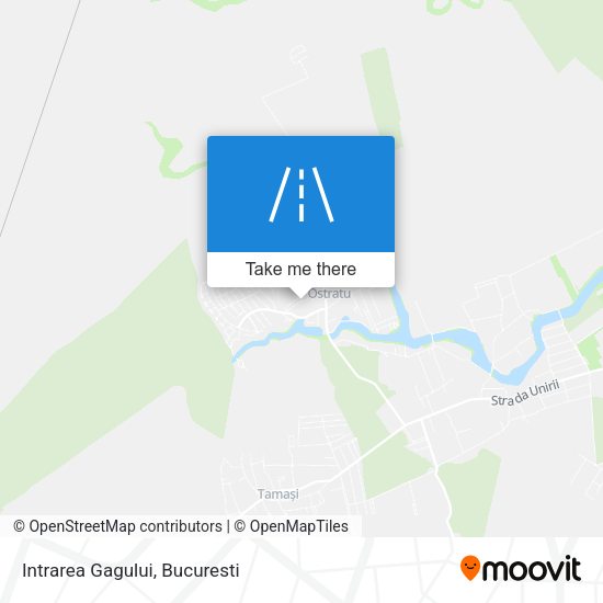 Intrarea Gagului map