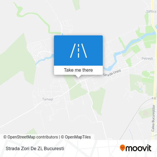 Strada Zori De Zi map