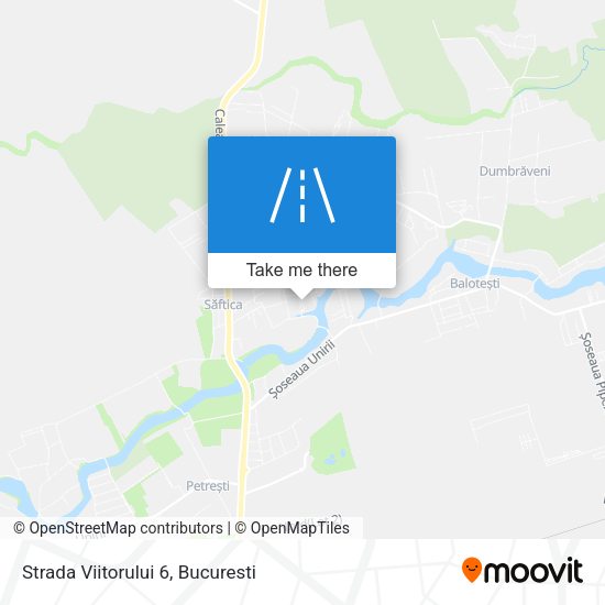 Strada Viitorului 6 map