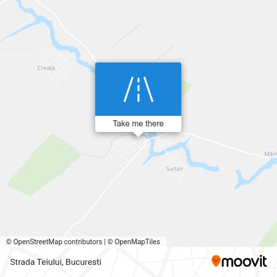 Strada Teiului map
