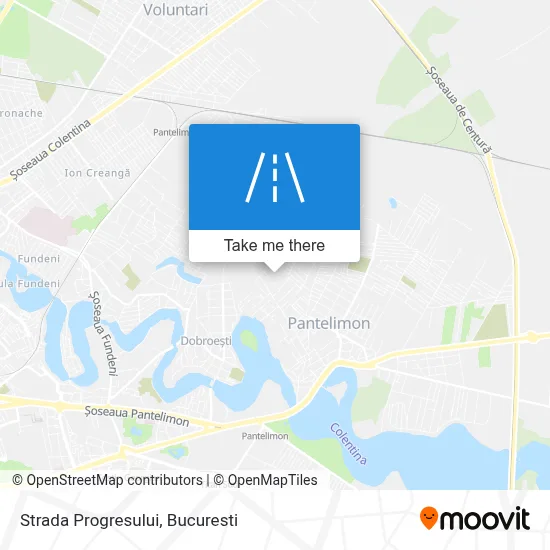 Strada Progresului map