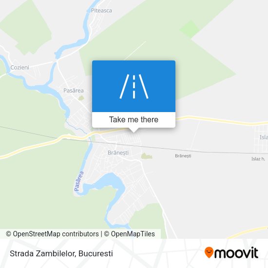 Strada Zambilelor map