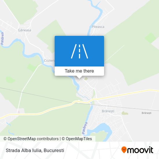 Strada Alba Iulia map