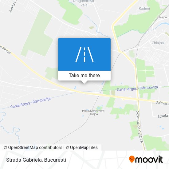 Strada Gabriela map