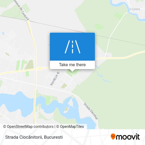 Strada Ciocănitorii map