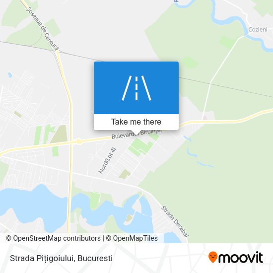 Strada Pițigoiului map