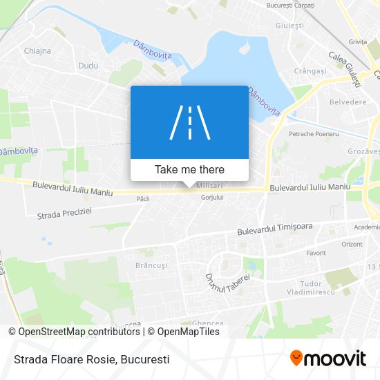 Strada Floare Rosie map