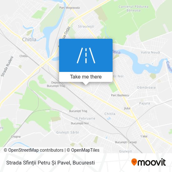 Strada Sfinții Petru Și Pavel map