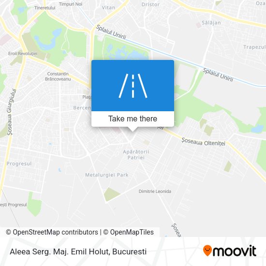 Aleea Serg. Maj. Emil Holut map