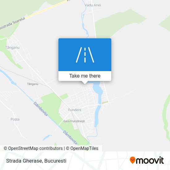 Strada Gherase map
