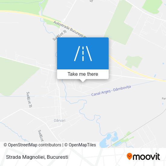 Strada Magnoliei map
