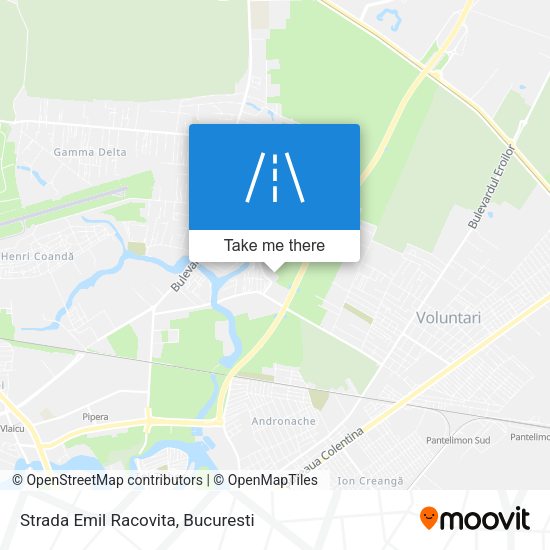 Strada Emil Racovita map
