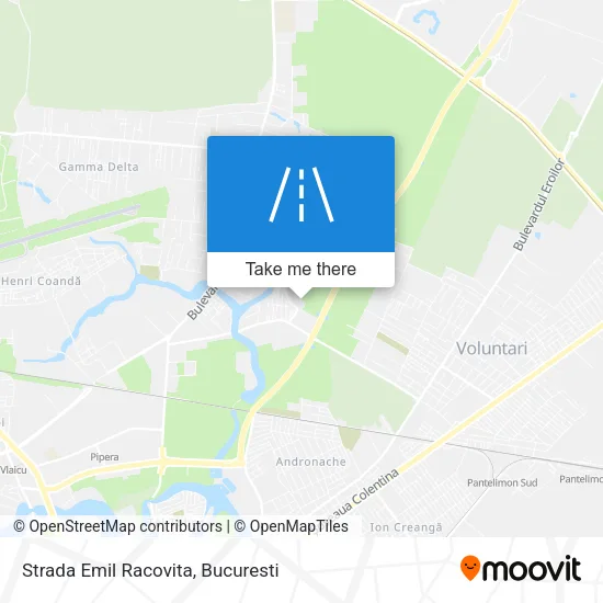 Strada Emil Racovita map