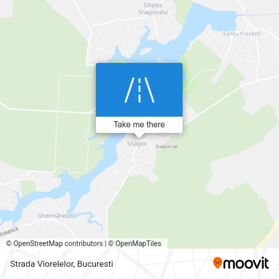 Strada Viorelelor map