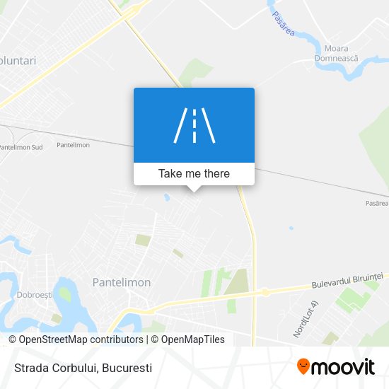 Strada Corbului map