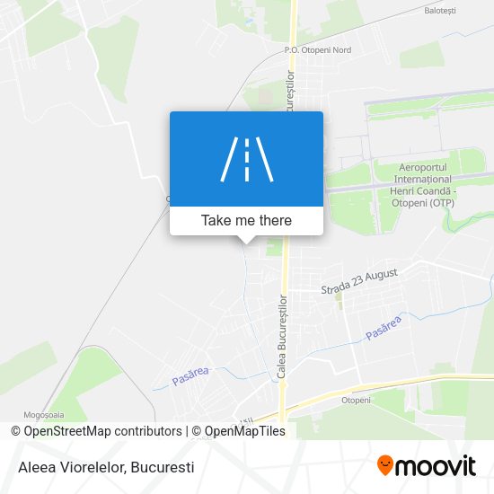 Aleea Viorelelor map