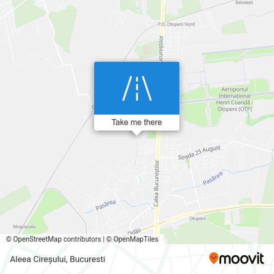 Aleea Cireșului map