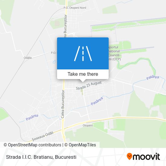 Strada I.I.C. Bratianu map