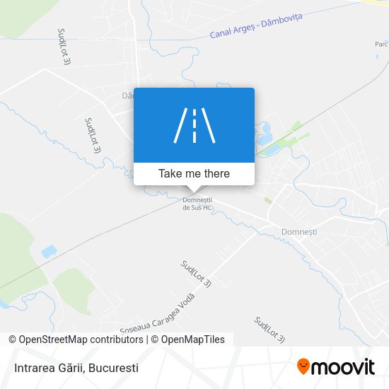 Intrarea Gării map
