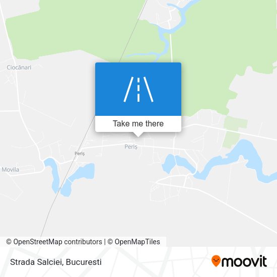 Strada Salciei map
