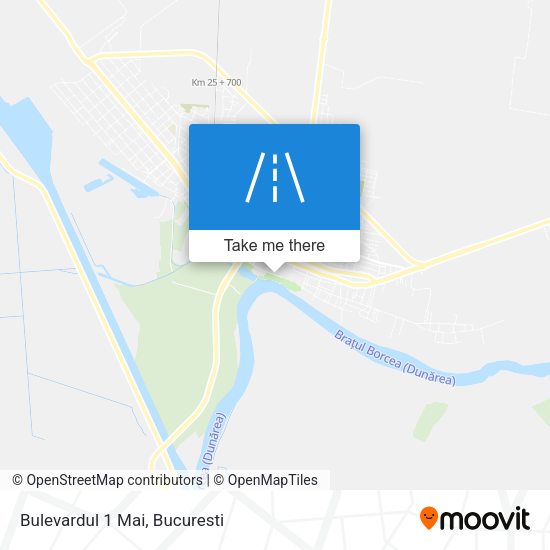 Bulevardul 1 Mai map