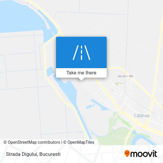 Strada Digului map