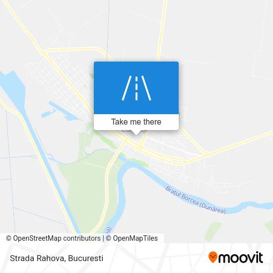 Strada Rahova map