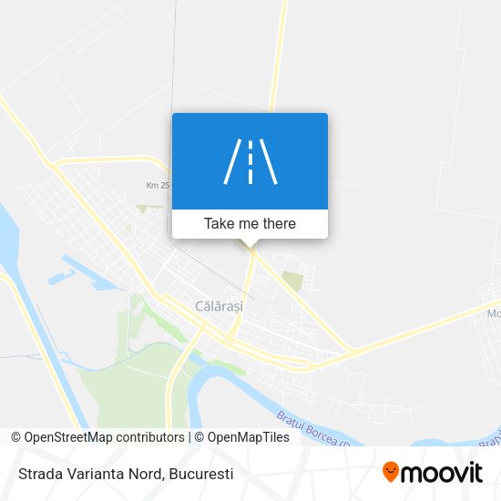Strada Varianta Nord map