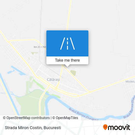 Strada Miron Costin map