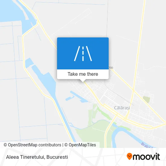 Aleea Tineretului map