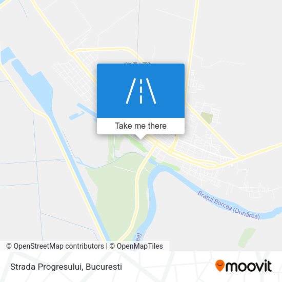 Strada Progresului map