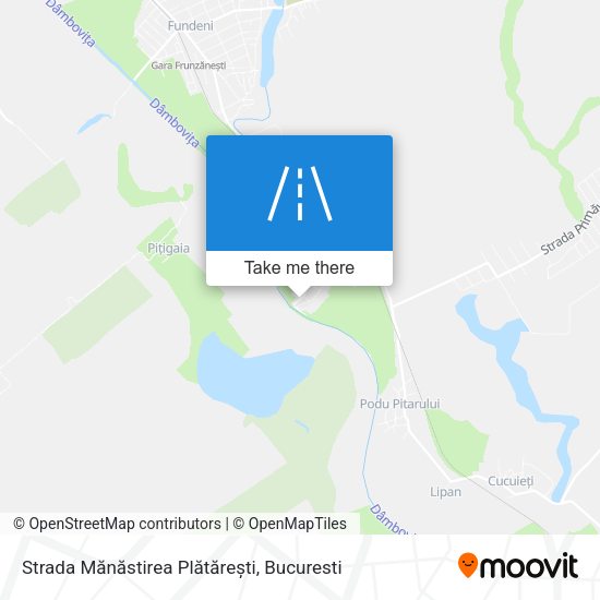 Strada Mănăstirea Plătărești map