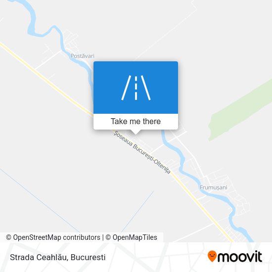 Strada Ceahlău map