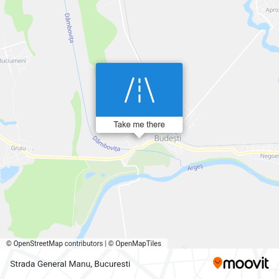 Strada General Manu map