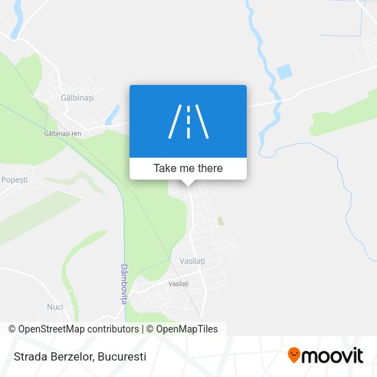 Strada Berzelor map