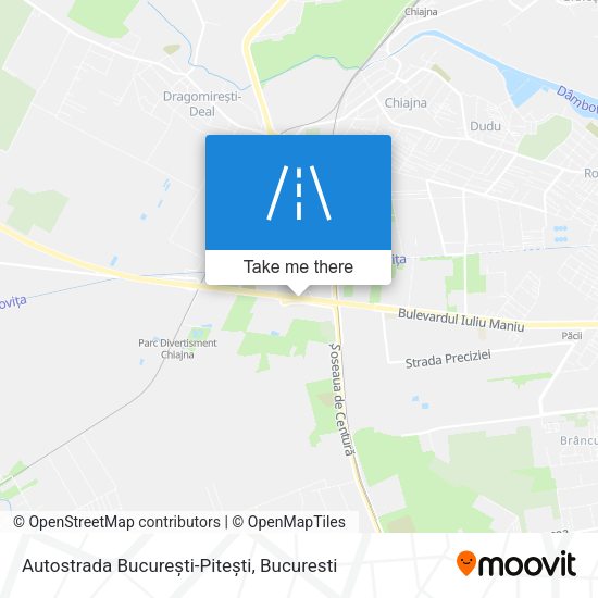 Autostrada București-Pitești map