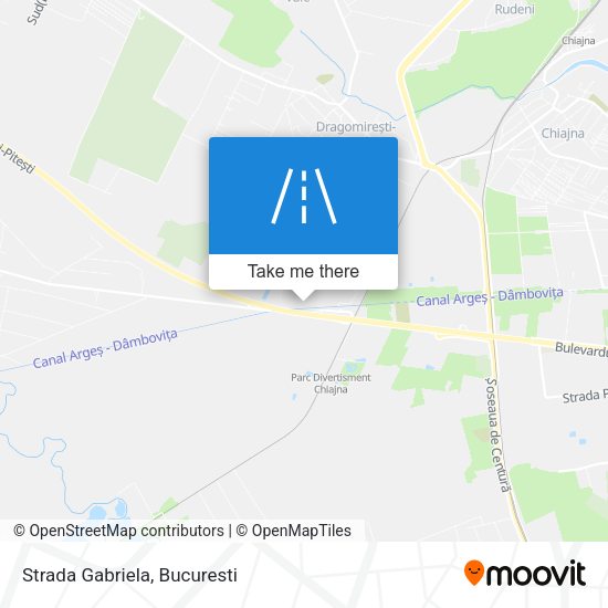 Strada Gabriela map