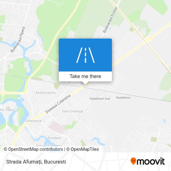 Strada Afumați map