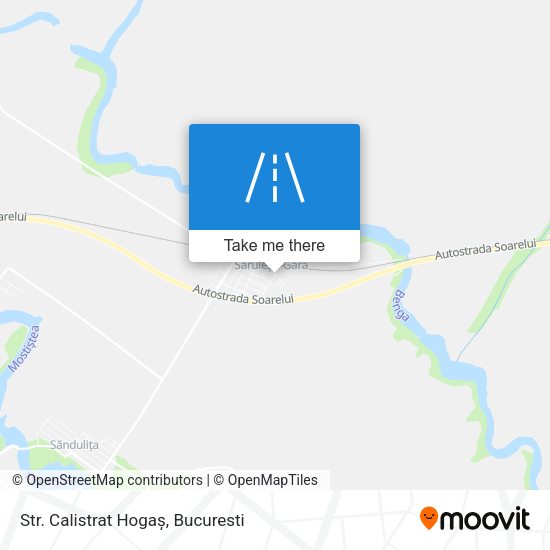 Str. Calistrat Hogaș map