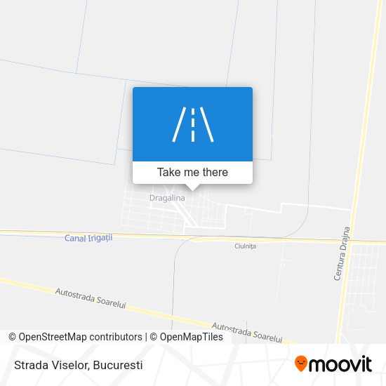 Strada Viselor map