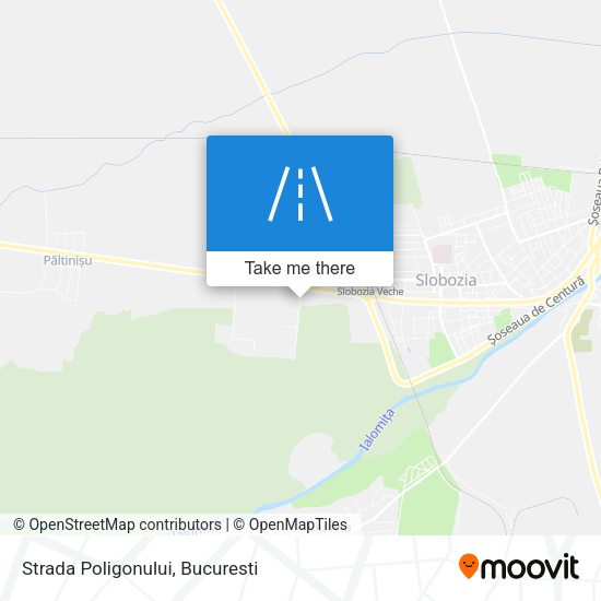 Strada Poligonului map